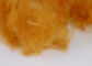 High Strength Regenerated Polyester Fiber , Yellow Synthetic Staple Fibres