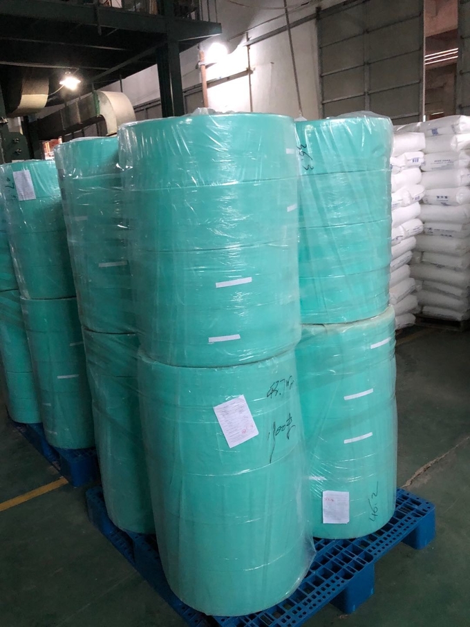 Plain SMS Medical 160cm Non Woven Polypropylene Fabric